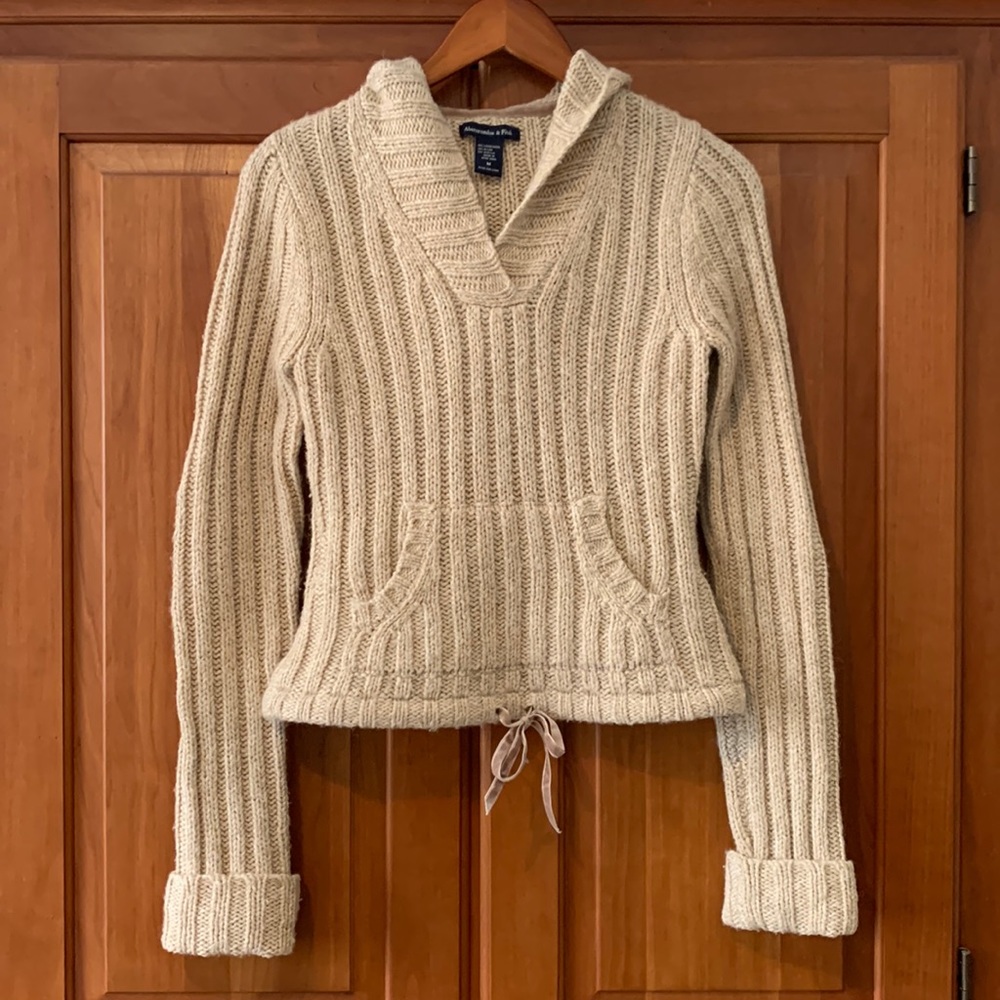 Vintage Hooded Abercrombie and Fitch Sweater